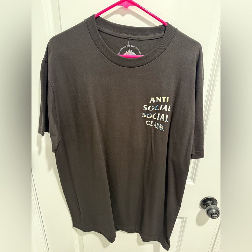 Anti Social Social Club Black Short Sleeve Tee NWT